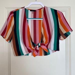 Multi Color Crop Top, M